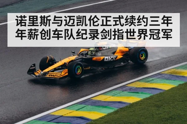 Lando Norris F1 racing car